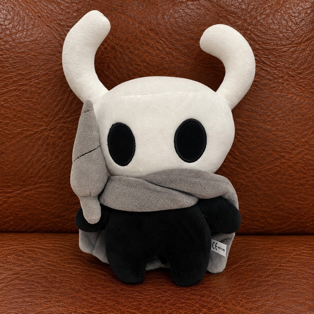 Hollow Knight Plush Figure 10" The Knight Ghost Stuffed Animal Metroidvania